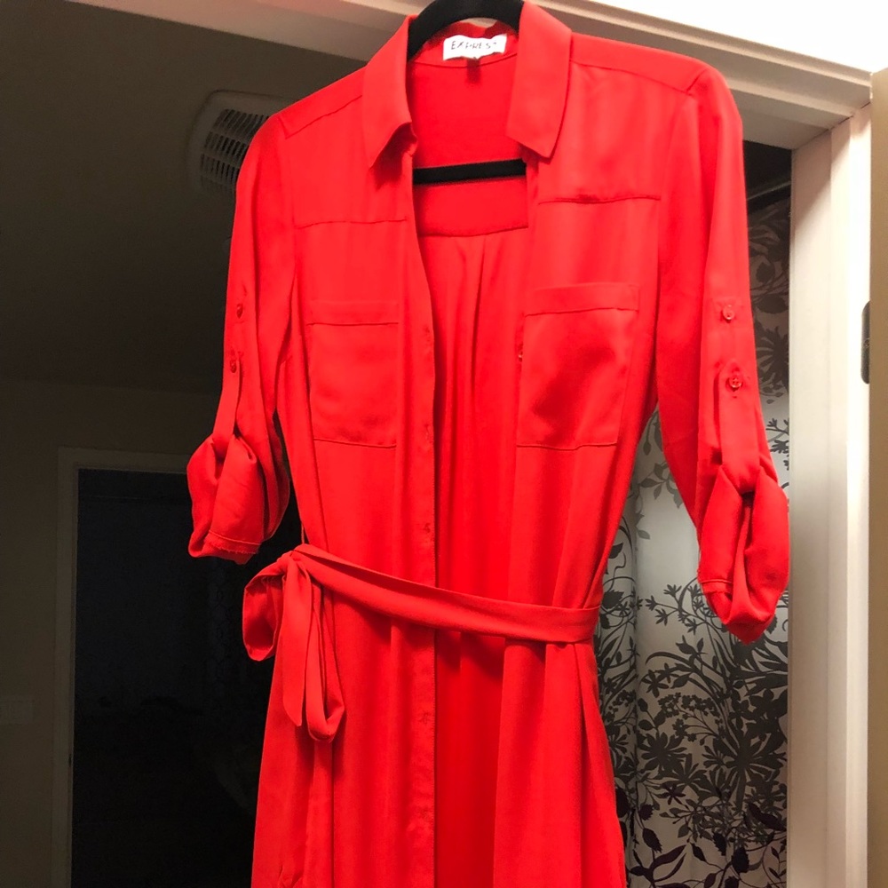 Express Portofino Shirt Dress
